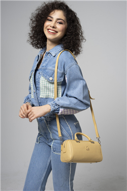 Benetton BNT 786 Sarı KADIN ÇAPRAZ ÇANTA