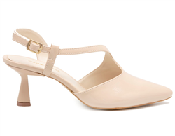 Gedikpaşalı TNL 0835 Vizon Bayan Klasik Ayakkabı