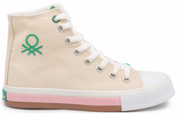 Benetton BNT 30189 Bej Günlük Bayan Ayakkabı