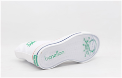Benetton BNT 30628 Beyaz Günlük Bayan Ayakkabı