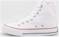 Benetton BNT 30628 Beyaz Günlük Bayan Ayakkabı