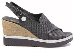 Mammamia D26YS 2995 Siyah Bayan Sandalet