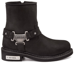 Harley Davidson Estes Z Siyah Nubuk