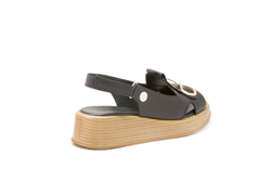 Mammamia D25YS 2780 Siyah Bayan Sandalet