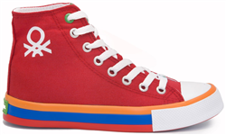 Benetton BNT 30189 Kırmızı Günlük Bayan Ayakkabı