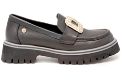 Mammamia D25YA 3855 Siyah Bayan Ayakkabı