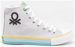 Benetton BNT 30189 Gri Günlük Bayan Ayakkabı