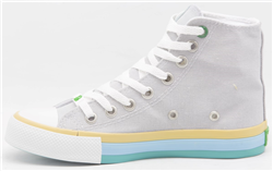 Benetton BNT 30189 Gri Günlük Bayan Ayakkabı