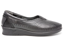 Forelli GULIS 48007 Siyah Bayan Comfort Ayakkabı