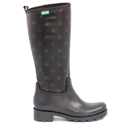 Benetton BNT 50014 Siyah Bayan Lastik Çizme
