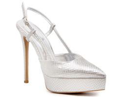 Gedikpaşalı BTY 26K 1272 Gümüş Bayan Abiye Ayakkabı